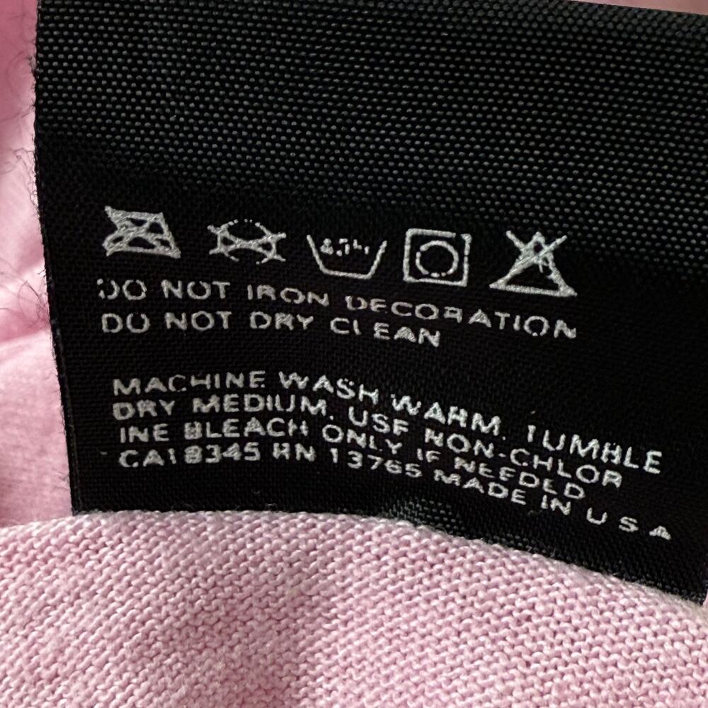 Vintage 90s Pink Elvis Presley Atitude Single Stitch T-Shirt Tee Retro USA L - Picture 7 of 7